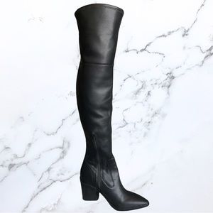 Gianni Bini Over the Knee Leather Boots
